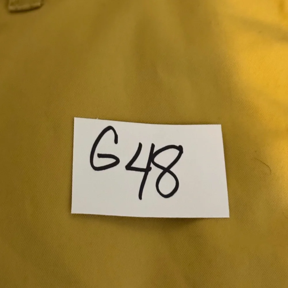 G-48‎ Gap Hadley Yellow Fixed Waist Flat Front Summer Shorts Size 4
